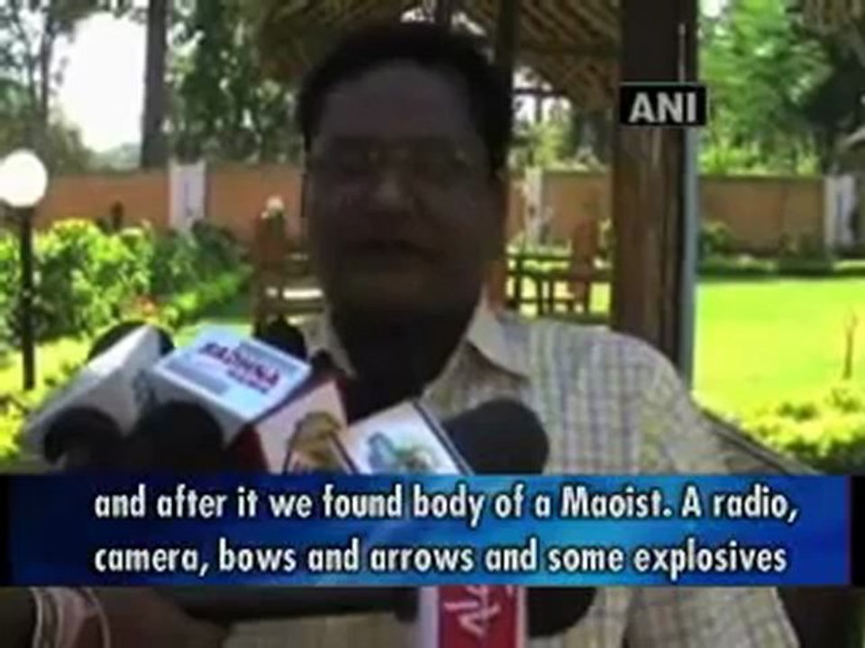 Security forces gun down Maoist in Dantewada.mp4