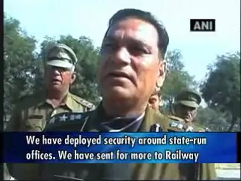 Security tightened in Haryana after Sikh sect protest.mp4