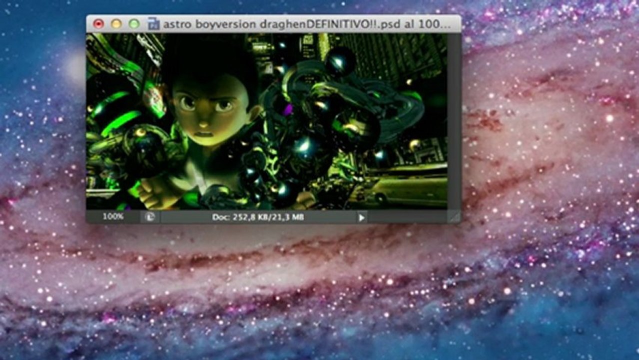 tutorial Old style astro boy
