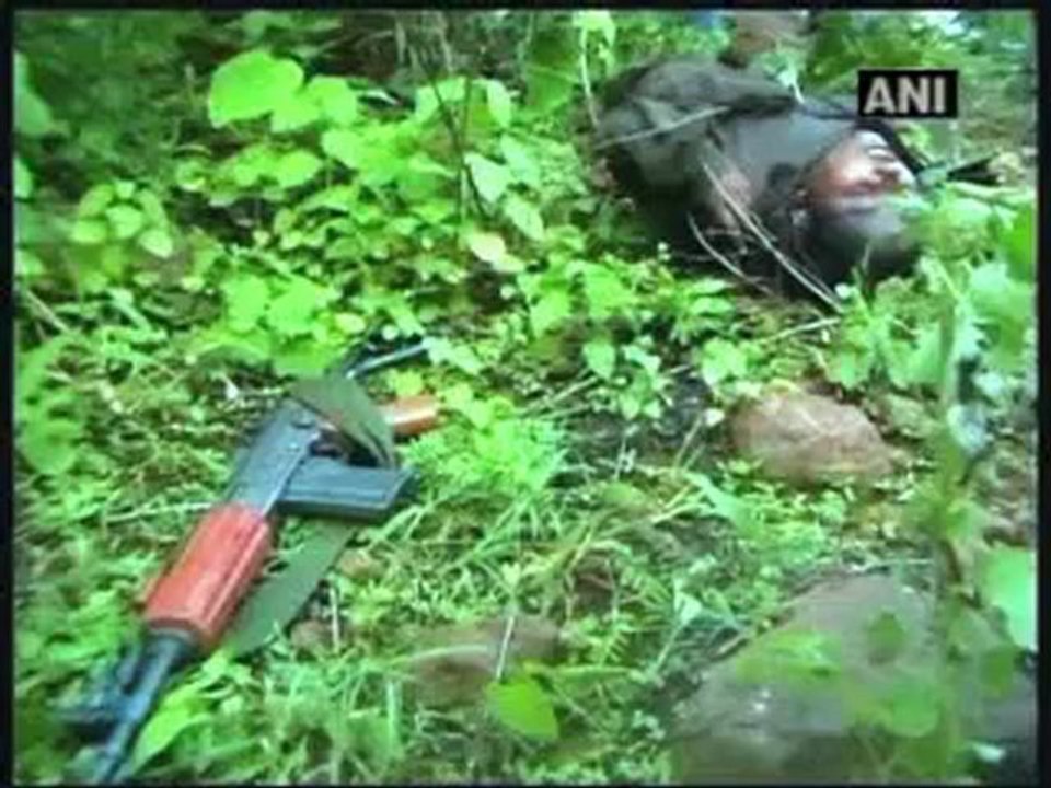 Three women Maoists gunned down.mp4