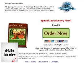 Frugal Moms Guide To Once A Month Cooking