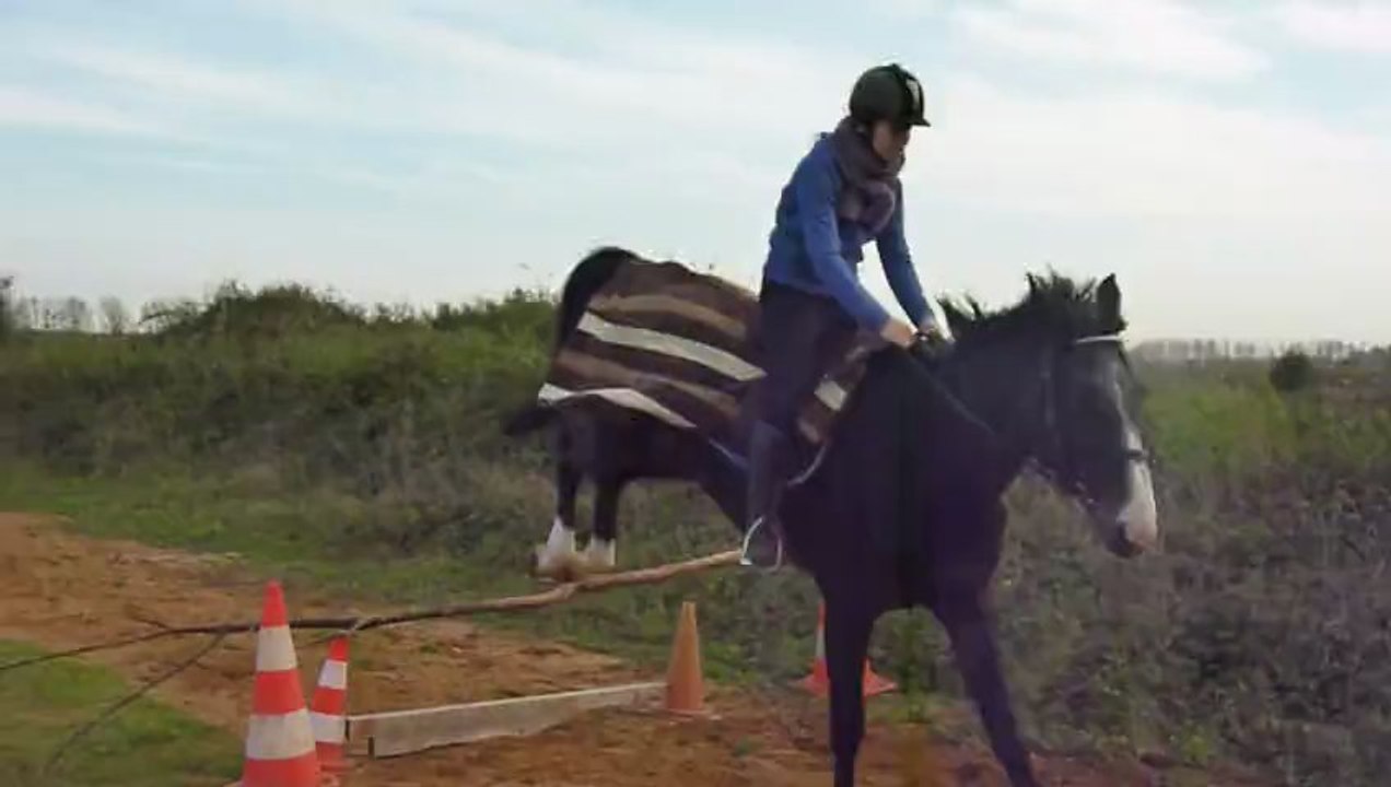 Cuba libre saut de branche avec Camille 31/10/12