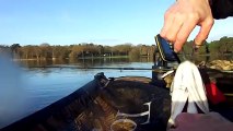brochet en float tube au lac de trémelin au leurre sabass de chez pafex