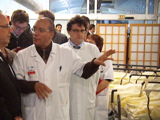 Visite des urgences de l'hôpital Lariboisière