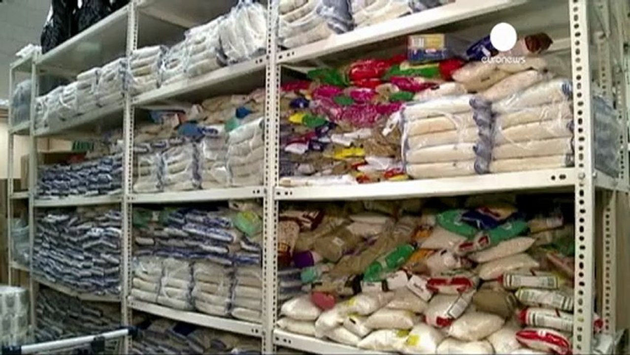 Greek food bank struggles to meet surging demand