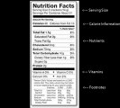 Sports Nutrition - Nutrition Label