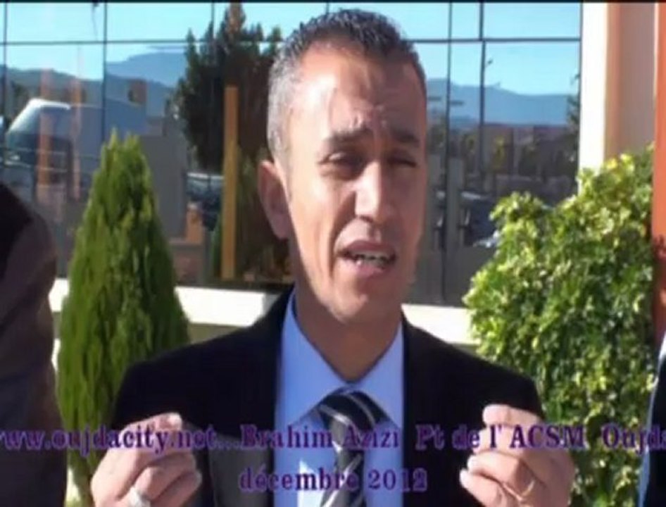 ابراهيم عزيزي رئيس جمعية تجار سوق مليلية بوجدة  في  شهادة حول شخصية السنة العلامة الدكتور مصطفى بنحمزة