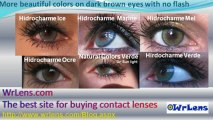 WRLENS - Solotica Cristal color on dark brown eyes wrlens review