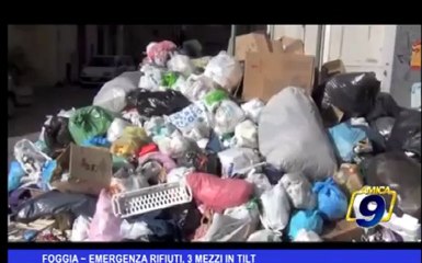 Foggia | Emergenza rifiuti, 3 messi in tilt