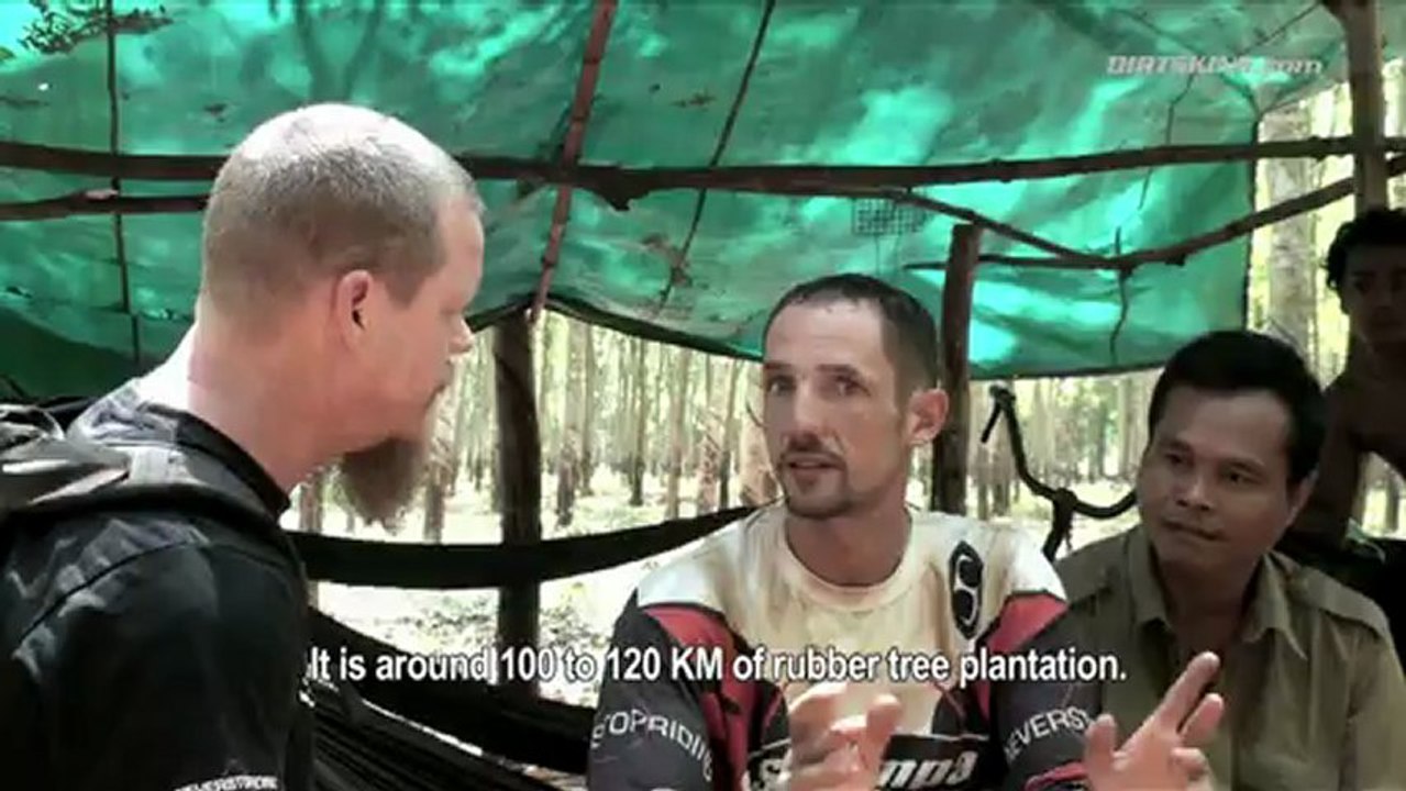 Cambodia - Chup Rubber Tree Plantation - Never Stop Riding