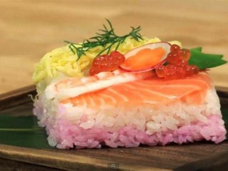 How To Make Salmon And Pink Rice Sushi