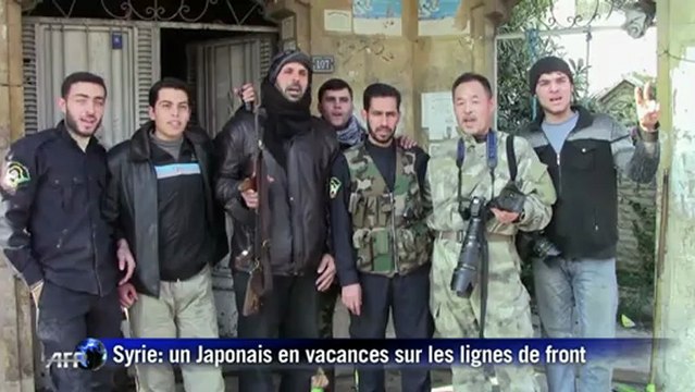 Un touriste japonais sur les lignes de front syriennes