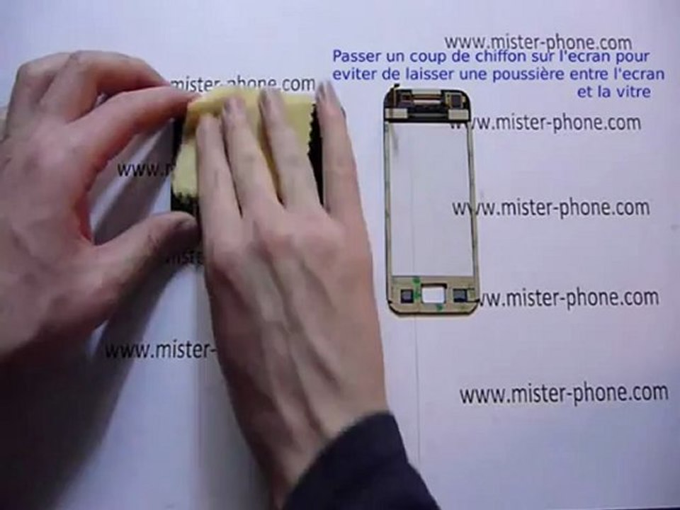 Tutoriel Samsung Galaxy Ace Remplacement ecran LCD vitre tactile