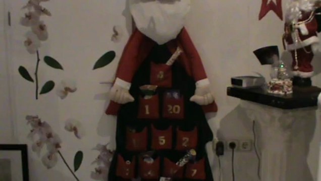 Weihnachten 2012 Die Fellas Hubert und Matthias mit A little Adventskalender Weihnachtstisch Nikolaus lebensgroß Advent Deko Weihnachten