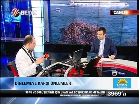 Bahattin TURGUT Canlı Yayında Böcek Araması TEKNOSPY Casus Dinleme Cihazı Tespiti