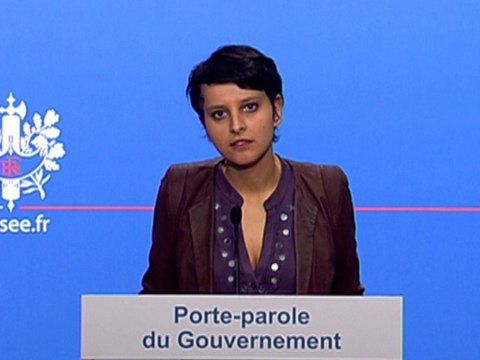 Point de presse du 3 janvier 2013 de Najat Vallaud-Belkacem