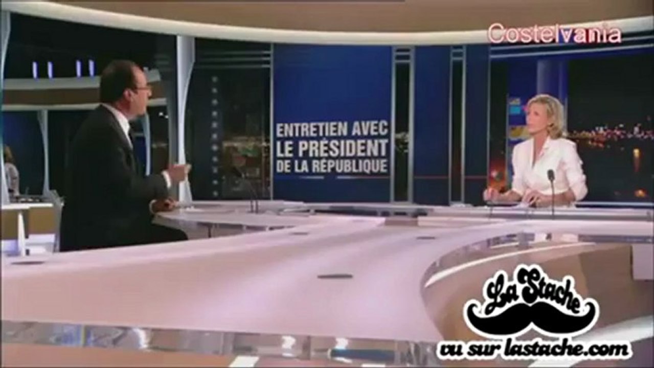 François Hollande chante Super Mario