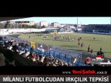 Milanlı futbolcu ırkçılık tepkisini böyle gösterdi