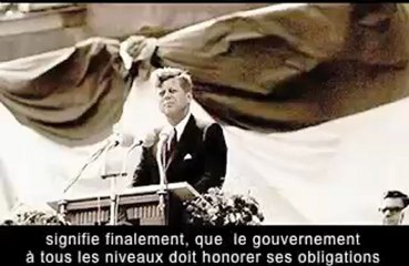 Discours Kennedy nouvel ordre mondial une semaine avant son assassinat