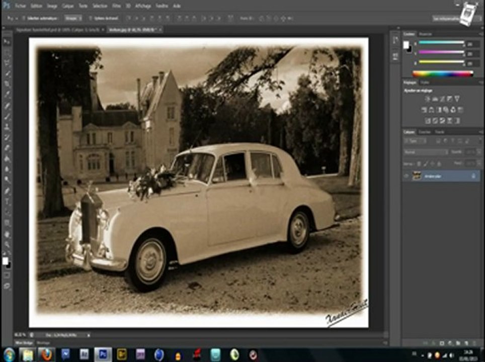 XanderHuit ~ Tutoriel Effet Vieille Photo Avec Photoshop CS6 Extended [HD]