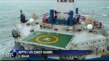 Plataforma encalha no Alasca