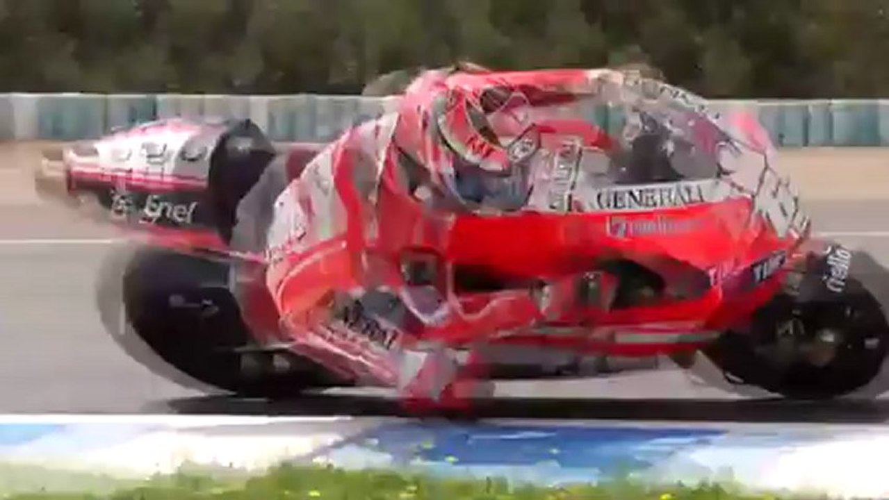 Nicky Hayden first test with Desmosedici GP12