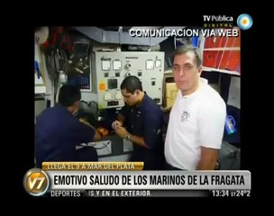 Visión 7- La Fragata Libertad llega el miércoles a Mar del Plata
