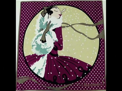 Latest winter collection of moschino scarf , gloves, shawls and wraps