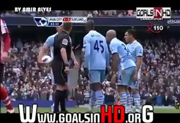 Mario Balotelli vs Kolarov Fight  2012