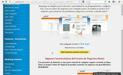 Como hago mi centro de negocios(Unetenet)