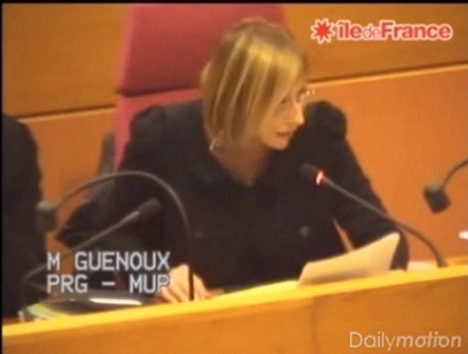 Budget 2013 - Débat Général - Intervention de Muriel Guenoux (PRG - MUP)