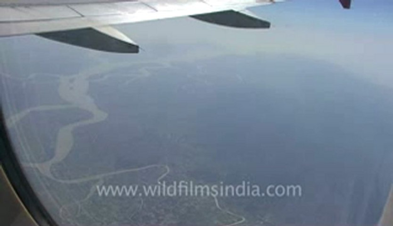 Arial view of kolkata.flv