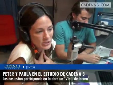 Pedro y Paula en el estudio de Juntos (Cadena 3-Córdoba) - 04 de Enero