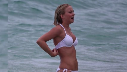 Julianne Hough's String Bikini in St. Bart's
