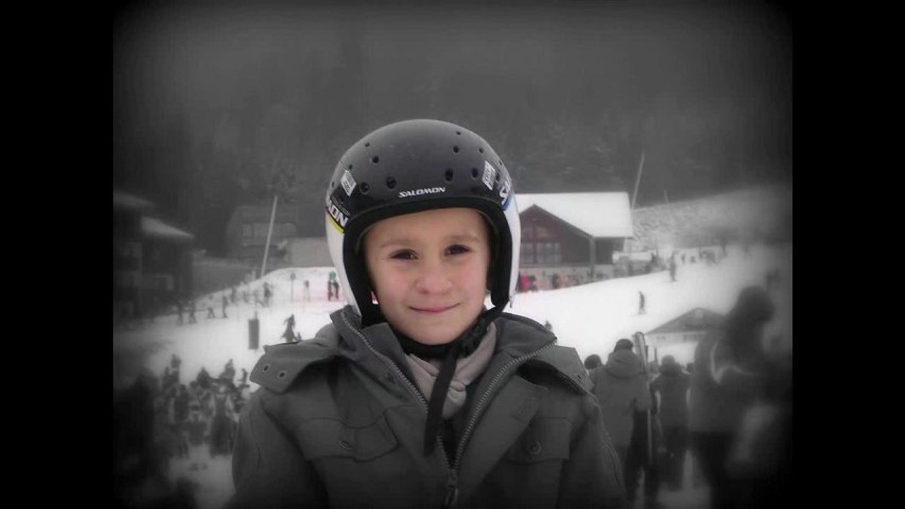 Hugo au ski La Bresse le 03 janvier 2013