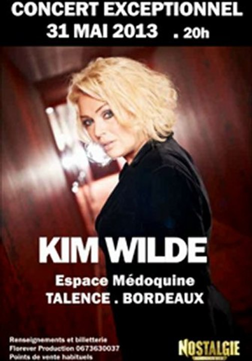 Kim Wilde live in France (Friday 31st May 2013) :