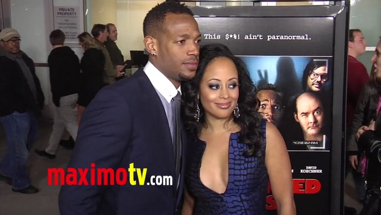 Marlon Wayans and Essence Artkins "A Haunted House" Premiere Red Carpet ARRIVALS January 2013