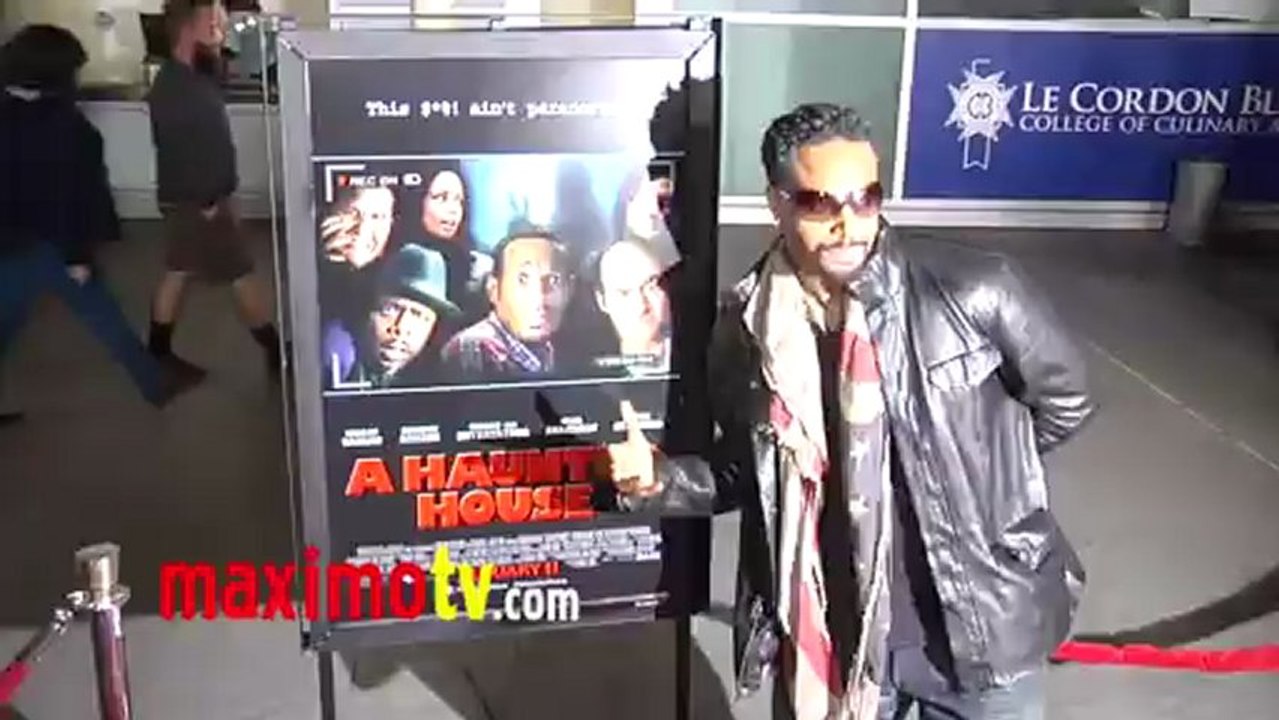 Shawn Wayans "A Haunted House" Premiere Red Carpet ARRIVALS January 2013