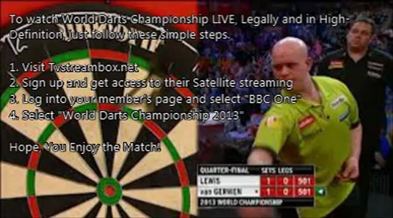 World Darts Championship - Live from Lakeside Country Club, England 5 January 2013