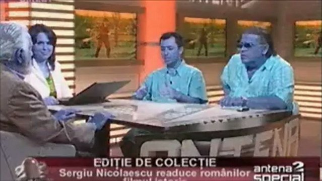 Sergiu Nicolaescu la Antena 2TV