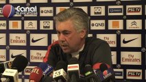 Conférence de presse de Carlo Ancelotti avant Arras-PSG