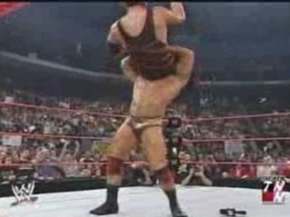 Batista Power Bomb on Kane