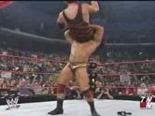 Batista Power Bomb on Kane