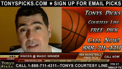 Orlando Magic versus New York Knicks Pick Prediction NBA Pro Basketball Odds Preview 1-5-2013