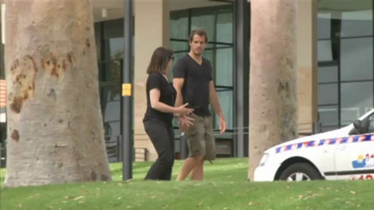 Eine kuschelige Begegnung für Tommy Haas