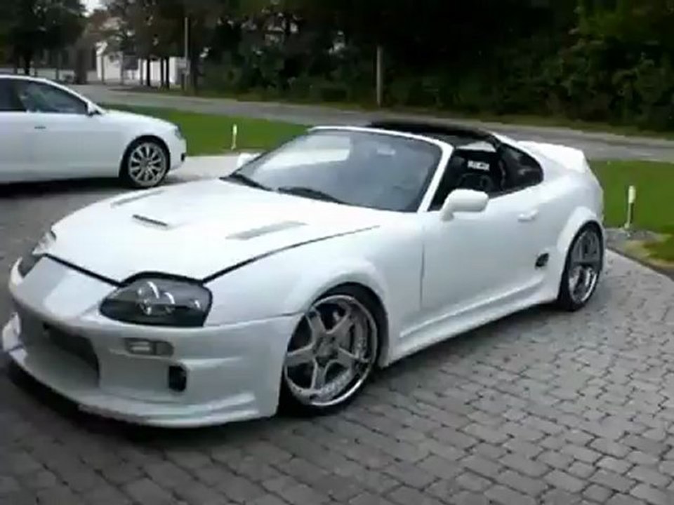 Toyota Supra 2JZ white (MK4) 1995, 6 speed, 600PS Left handed EU Spec