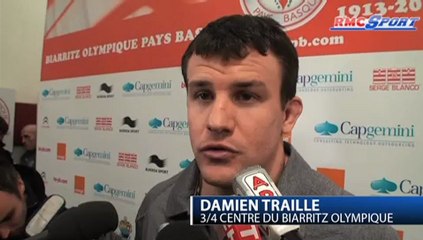 Top 14 / Biarritz - Traille: "On sait le travail qu'il reste à accomplir"