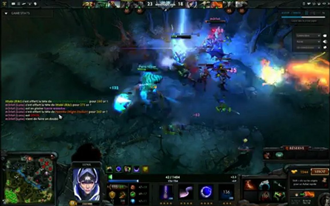 Luna almost dead tripke kill