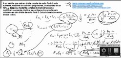 Fisica satelites artificiales relacion entre radios orbitales