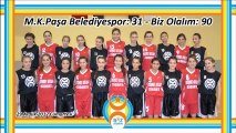 Mustafakemalpaşa Belediyespor: 31 - Biz Olalım: 90 (Yıldız Bayan)
